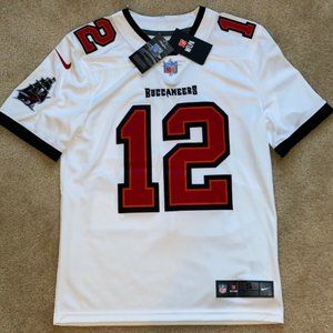 Tom Brady Tampa Bay Buccaneers White Jersey